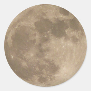 Adesivo Moon Sticker Full Moon Stickers Divertimento Prese