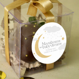 Adesivo Moonbeams e chá de fraldas de sonhos para bebês