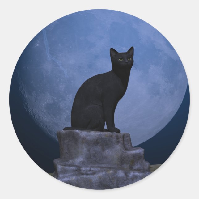 Adesivo Moonlit Cat (Frente)