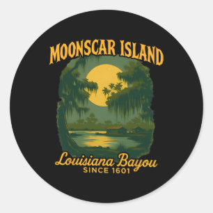 Adesivo Moonscar Island Retro Cartoon Halloween Zombie Isl