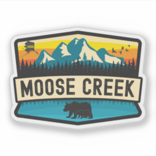 Adesivo Moose Creek, Alasca