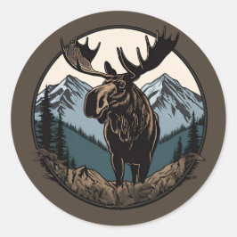 Adesivo Moose Mountain