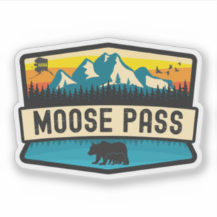 Adesivo Moose Pass, Alasca