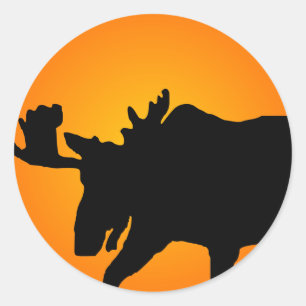 Adesivo Moose Silhouette
