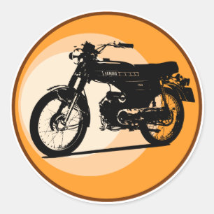 Adesivo Moped clássico "EFERVESCENTE" de Yamaha FS1E