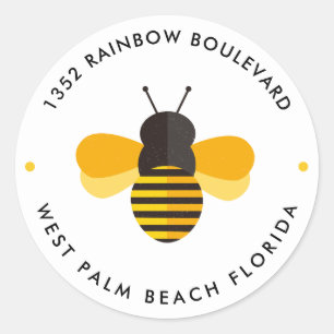 Adesivo  Morada de Devolução de Abelhas de Mel