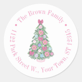 Adesivo Morada de devolução de feriados maximalistas de co