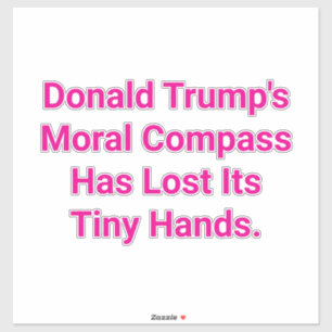 Adesivo Moral quebrada de Trump Hankamer Artjunkhaus Amor 