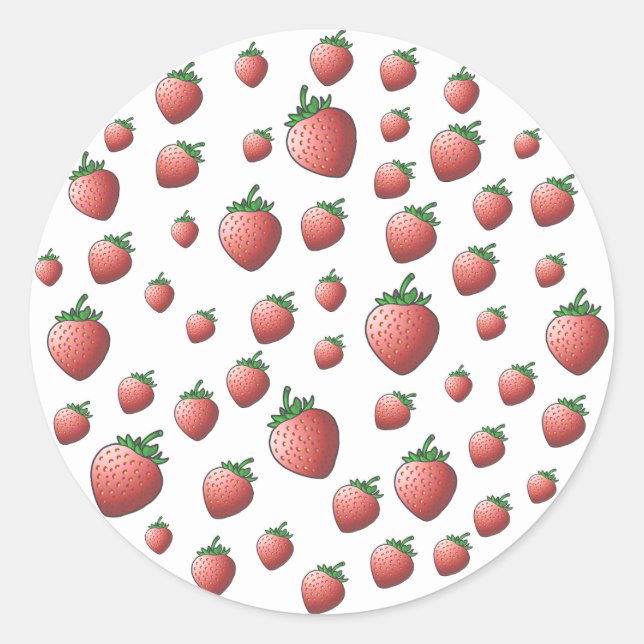 Adesivo Morango (Frente)