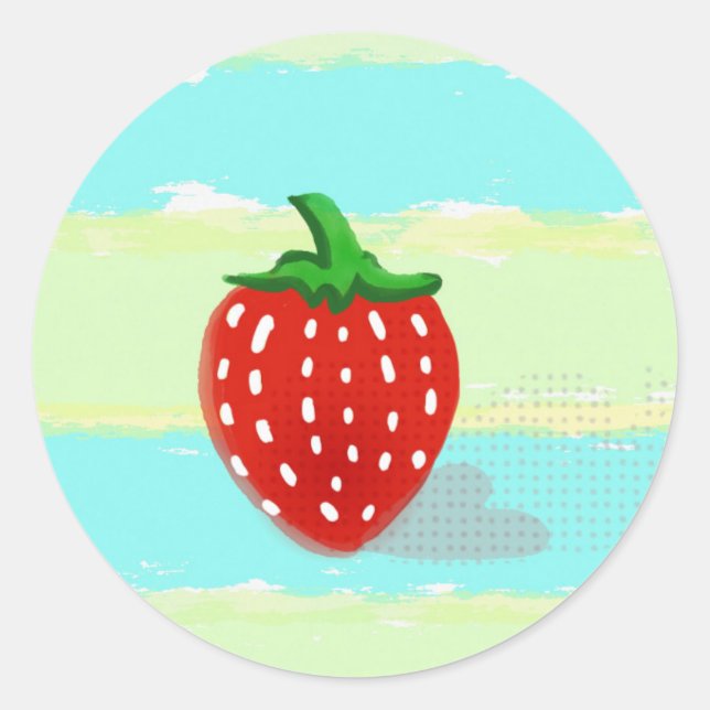 Adesivo Morango (Frente)