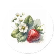 Morango doce e flor
