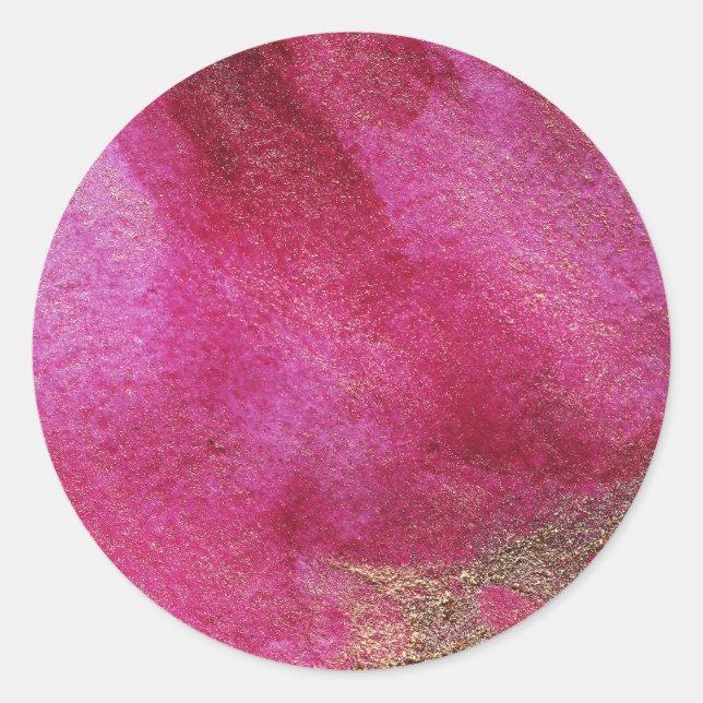 Adesivo Morango Dourado (Frente)