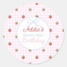 Morango Morango no primeiro aniversário