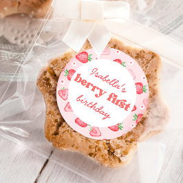 Adesivo Morango Obrigado Berry Muitíssimo