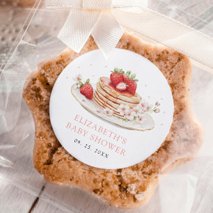 Adesivo Morango Rosa Brunch