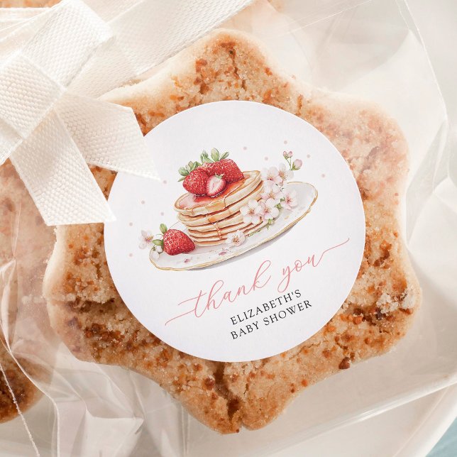 Adesivo Morango Rosa Brunei Obrigado (Criador carregado)