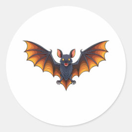 Adesivo morcego de Halloween voando