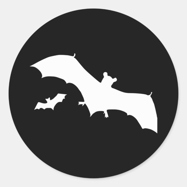 Adesivo Morcegos de Halloween (Frente)