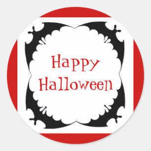 Adesivo Morcegos Gigantes Feliz Halloween