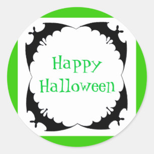 Adesivo Morcegos Gigantes Feliz Halloween