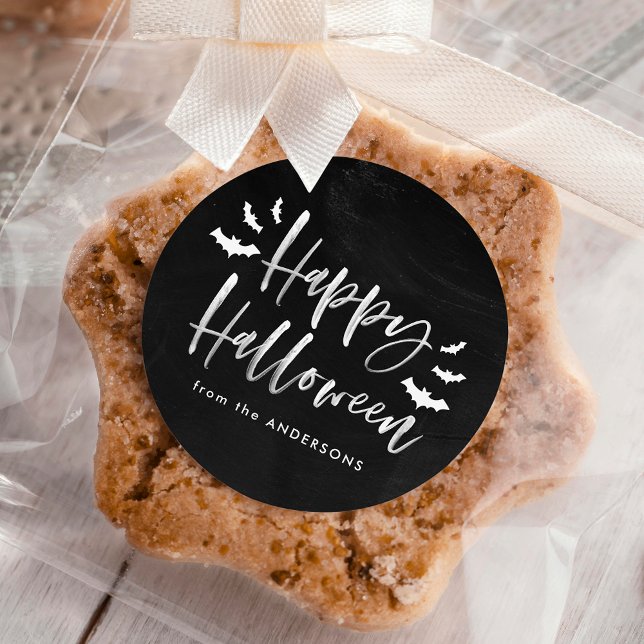 Adesivo Morcegos Modernos Feliz Halloween (Criador carregado)