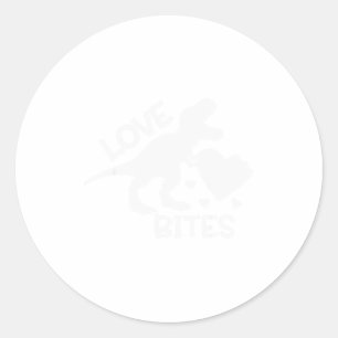 Adesivo Mordidas de Amor Funny T Rex Dia dos Namorados Din