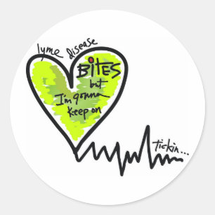 Adesivo Mordidas de LymeAngels/Lyme!