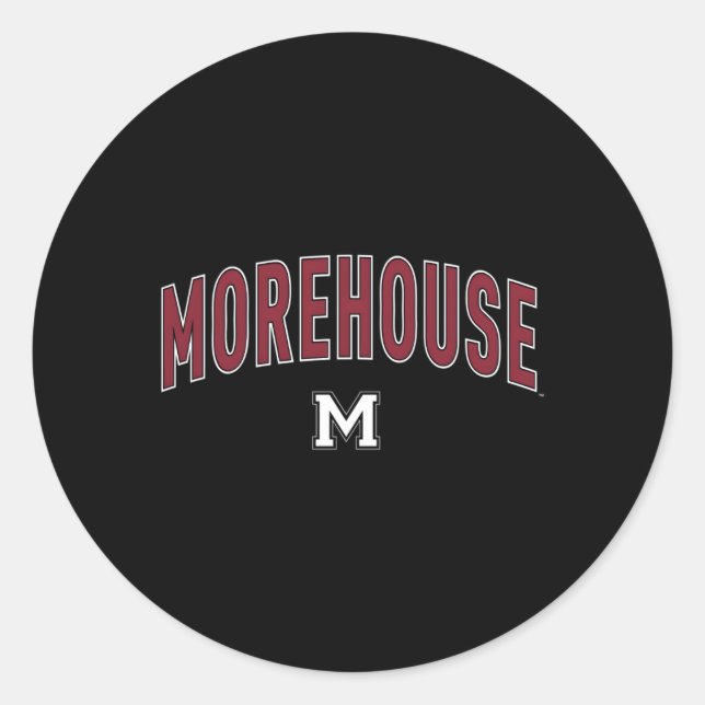 Adesivo Morehouse Maroon Tigers Arrasta (Frente)