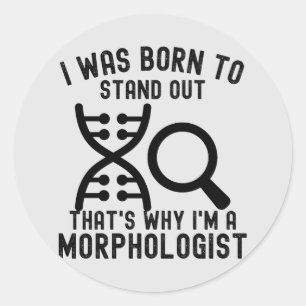Adesivo Morfólogos, Eu Amo Morfologia