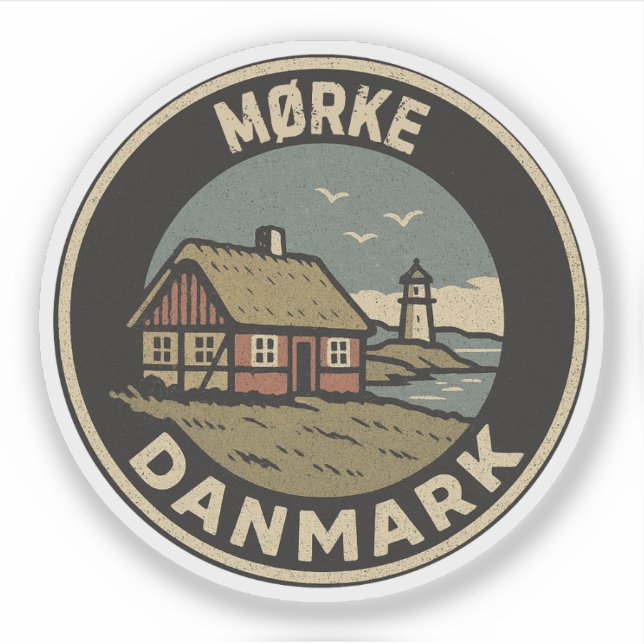 Adesivo Mørke, Dinamarca Danmark (Frente)