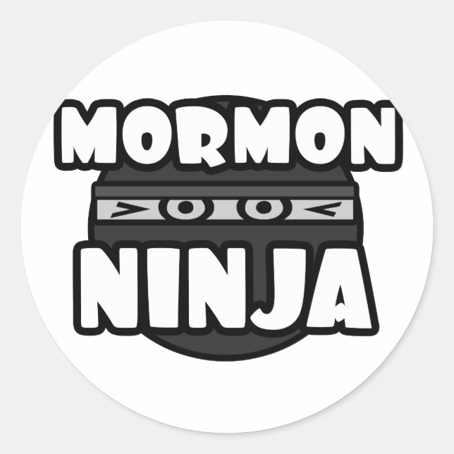 Adesivo Mormon Ninja (Frente)