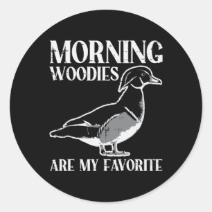 Adesivo Morning Woody Meu Pato Favorito Caçando Frio Frio