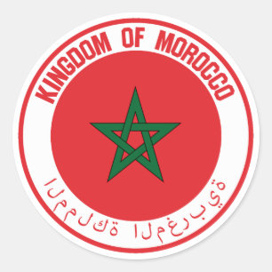 Adesivo Morocco Round Emblem
