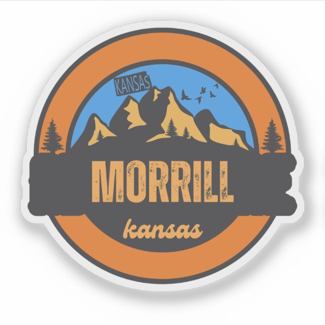 Adesivo Morrill, Kansas (Frente)