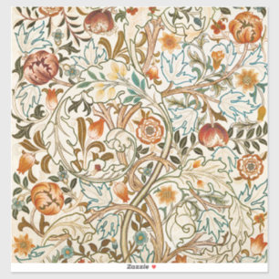 Adesivo Morris Acanthus Floral Crewel Embroiderme Padrão