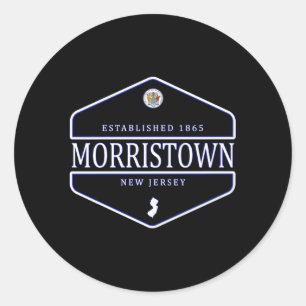 Adesivo Morristown New Jersey Morristown Nj