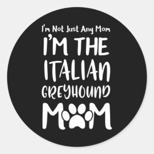 Adesivo Mors Day Italiana Greyhound Mãe Mamãe Gift