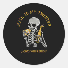 Adesivo Morte aos 20