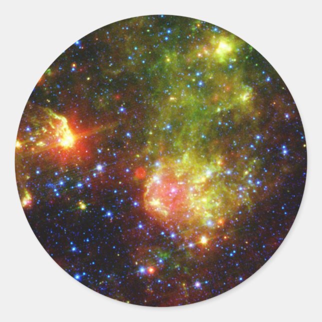 Adesivo Morte empoeirada de uma estrela massiva da NASA (Frente)