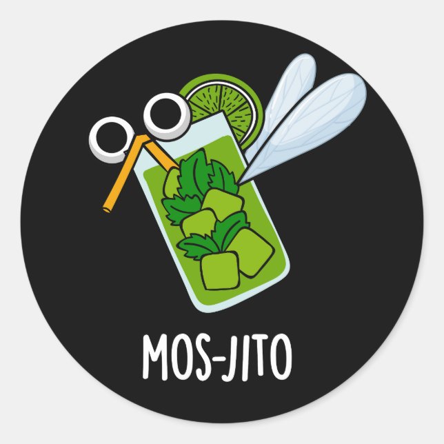 Adesivo Mos-jito Funny Mojito Bebe Lã Escura BG (Frente)