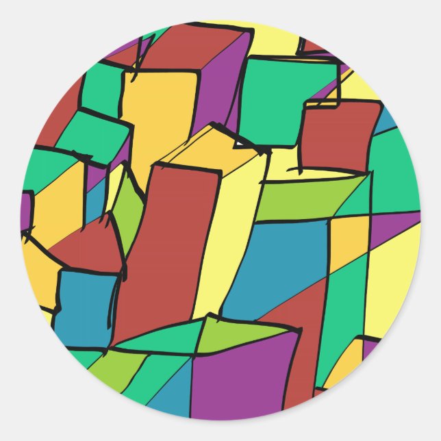 Adesivo Mosaico de Quadrados (Frente)