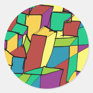 Adesivo Mosaico dos quadrados