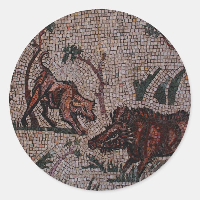 Adesivo Mosaico romano (Frente)