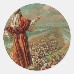 Adesivo Moses parte o Mar Vermelho