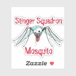 Adesivo Mosquito desenhado à mão