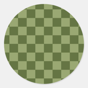 Adesivo Moss Green Checkerboard