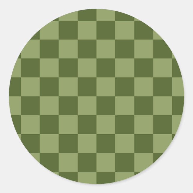 Adesivo Moss Green Checkerboard (Frente)