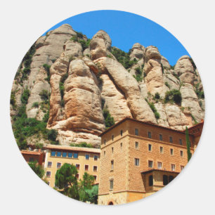 Adesivo Mosteiro de Montserrat, Catalunha, Espanha