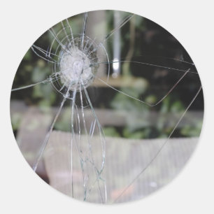 Adesivo Mostra-janela quebrada