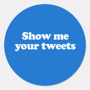 Adesivo Mostre-me seus tweets